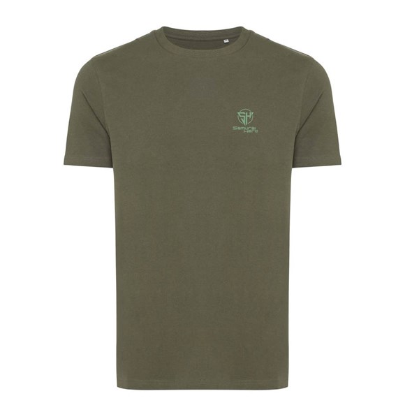 Obrázky: Unisex tričko Bryce, rec.bavlna, khaki XS, Obrázek 4