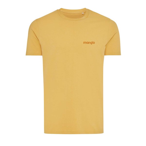 Obrázky: Unisex tričko Bryce, rec.bavlna, okrově žluté XXL, Obrázek 4