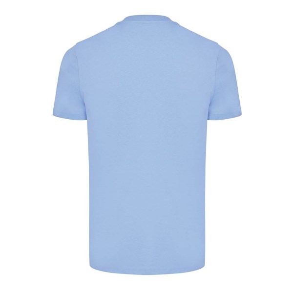 Obrázky: Unisex tričko Bryce, rec.bavlna, nebesky modré XXXL, Obrázek 2