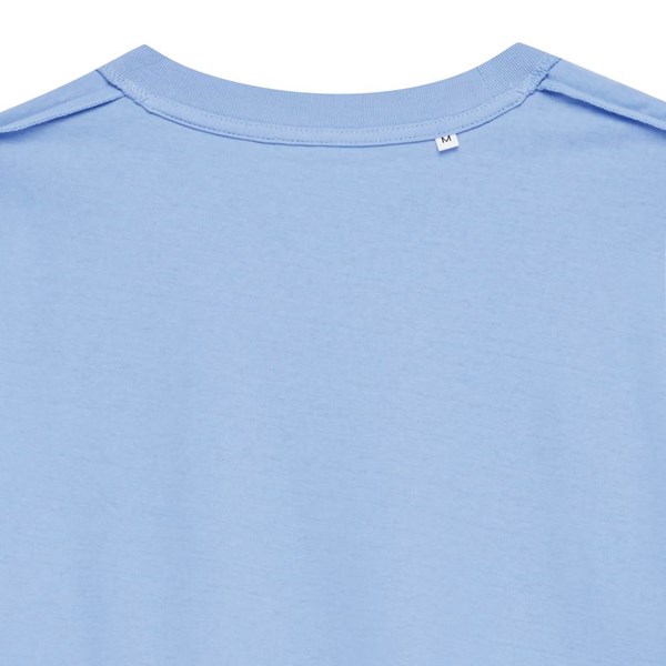 Obrázky: Unisex tričko Bryce, rec.bavlna, nebesky modré XXXL, Obrázek 3