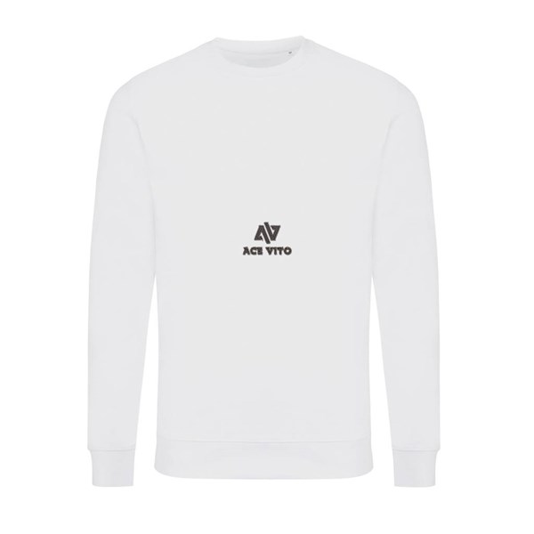 Obrázky: Unisex mikina Zion 340 z rec. bavlny, bílá XXL, Obrázek 4