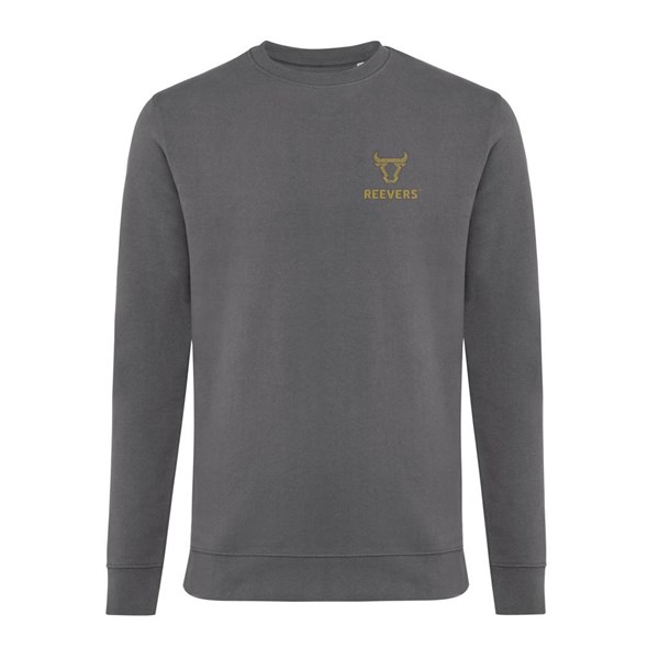 Obrázky: Unisex mikina Zion 340 z rec. bavlny, antracit XXXL, Obrázek 4