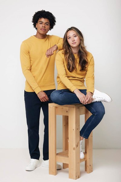 Obrázky: Unisex mikina Zion 340 z rec. bavlny, okr.žlutá XS, Obrázek 7