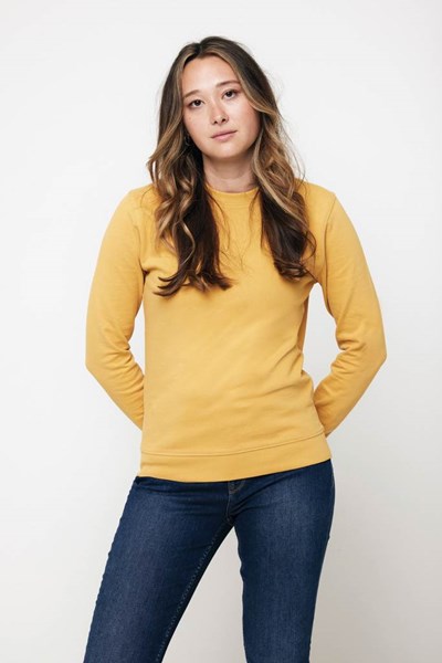Obrázky: Unisex mikina Zion 340 z rec. bavlny, okr.žlutá XS, Obrázek 12