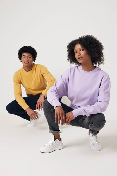 Obrázky: Unisex mikina Zion 340 z rec. bavlny, okr.žlutá XS, Obrázek 19