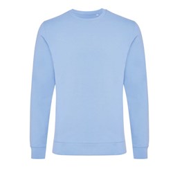 Obrázky: Unisex mikina Zion 340 z rec. bavlny, neb.modrá XL