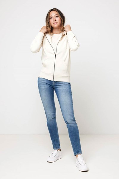 Obrázky: Mikina Abisko s kapucí na zip,rec. BA, béžová XL, Obrázek 12
