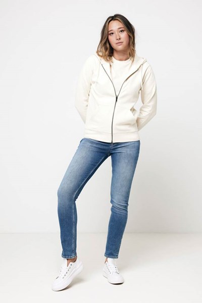 Obrázky: Mikina Abisko s kapucí na zip,rec. BA, béžová XL, Obrázek 13