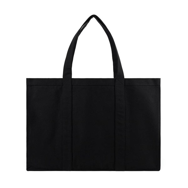 Obrázky: Černá maxi taška VINGA Hilo z recykl. bavlny