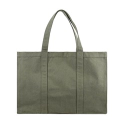 Obrázky: Zelená maxi taška VINGA Hilo z recykl. bavlny