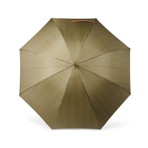 Obrázky: Khaki dvouvrstvý deštník VINGA Bosler z RPET, Obrázek 2