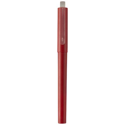 Obrázky: Mauna recyklované PET gelové kuličkové pero,červené, Obrázek 3