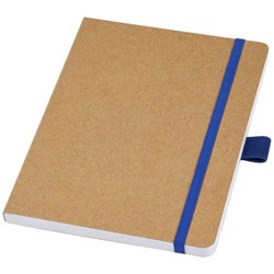 Obrázky: Zápisník z recyklovaného papíru, modré doplňky