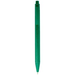 Obrázky: Zelené kul. pero z recykl. papíru s matným povrchem