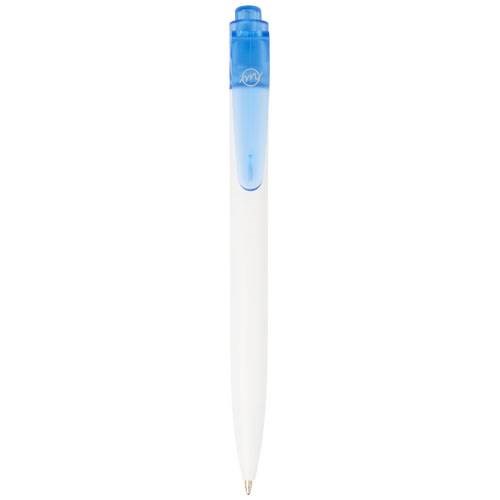 Obrázky: Modro-bílé kul.pero z plastu recykl. z oceánu, Obrázek 1