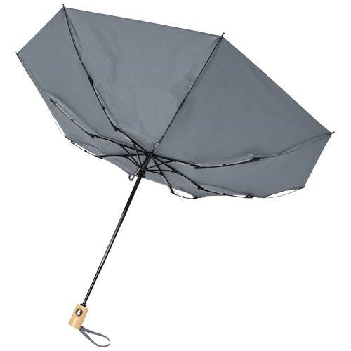 Obrázky: Automatický skládací deštník, rec. PET, šedý, Obrázek 4