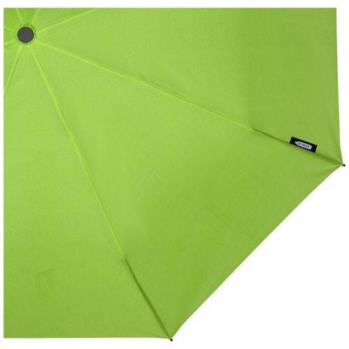 Obrázky: Skládací rPET větru odolný deštník, limetkový, Obrázek 3
