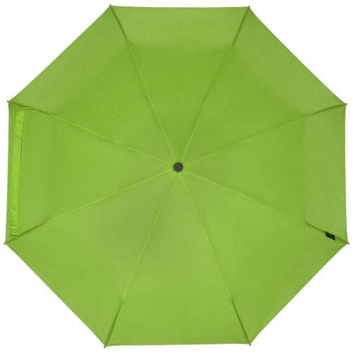 Obrázky: Skládací rPET větru odolný deštník, limetkový, Obrázek 6