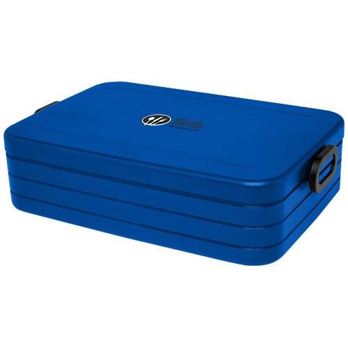 Obrázky: Velký plastový obědový box královsky modrý, Obrázek 4