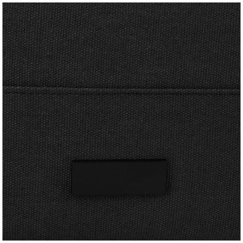 Obrázky: Černý batoh na notebook z recyk. plátna GRS, 15 l, Obrázek 6