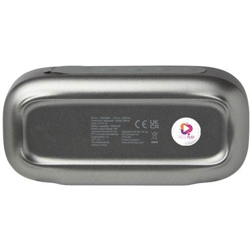 Obrázky: 5W reproduktor Bluetooth® z rec. plastu, stříbrná, Obrázek 3