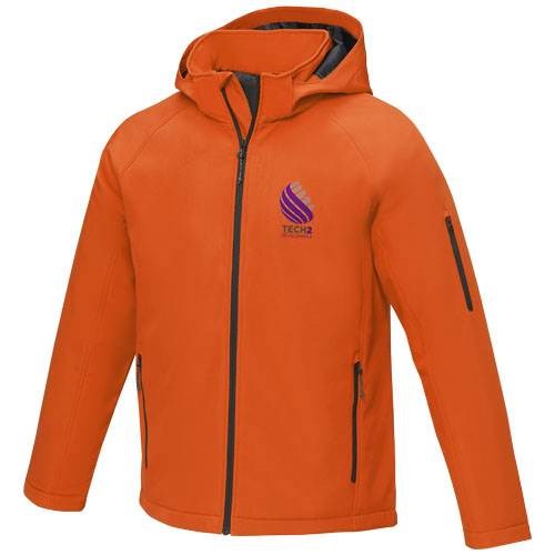 Obrázky: Pán. oranžová zateplená softshell. bunda Notus XXXL, Obrázek 5