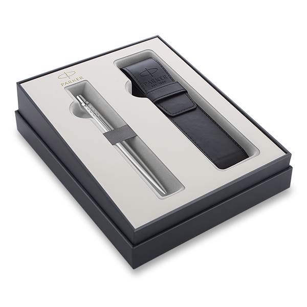 Obrázky: KP PARKER Jotter XL Monochrome St.Steel CT+ pouzdro
