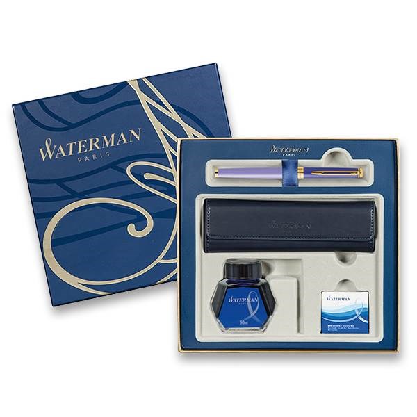 Obrázky: PP WATERMAN Hémisphére22 Purple GT+ pouzdro a ink.
