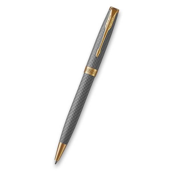 Obrázky: KT PARKER Sonnet DLX Silver Chsld GT+ kož. pouzdro, Obrázek 2