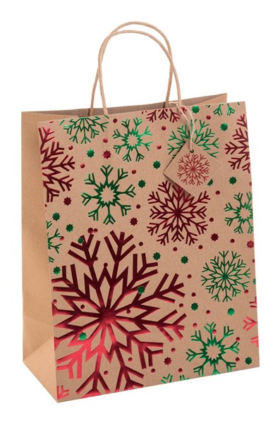 Obrázky: Vánoční dárková taška, velká, 26,5 x 33 x 13,5 cm
