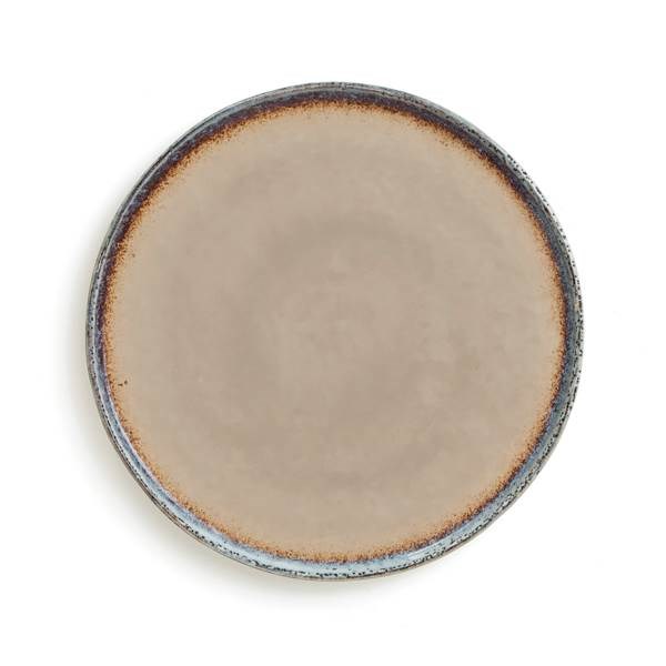 Obrázky: Béžový kameninový talíř 26,5 cm, sada 2 ks, Obrázek 3