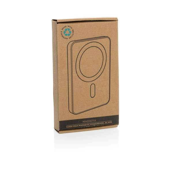 Obrázky: Černá bezdrátová powerbanka 5000mAh Magnetix, Obrázek 10