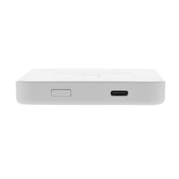 Obrázky: Bílá bezdrátová powerbanka 5000mAh Magnetix, Obrázek 6