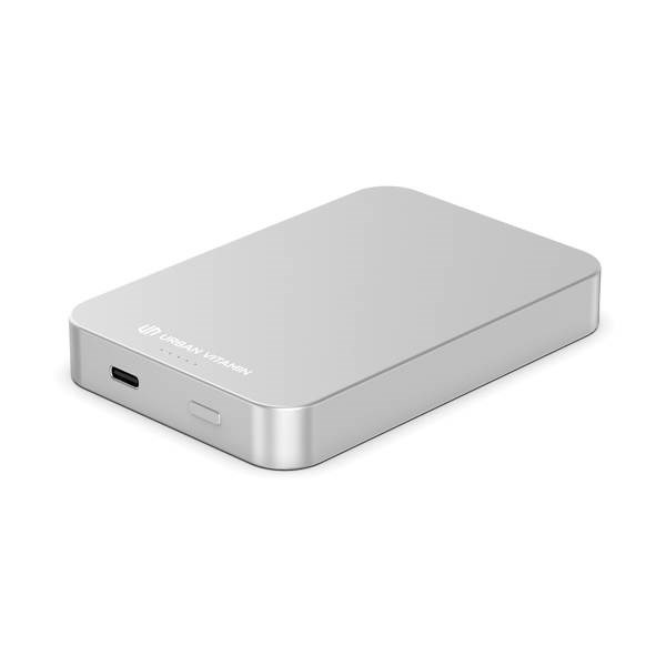 Obrázky: Powerbanka 10000mAh Urban Vitamin Compton, stříbrná, Obrázek 2