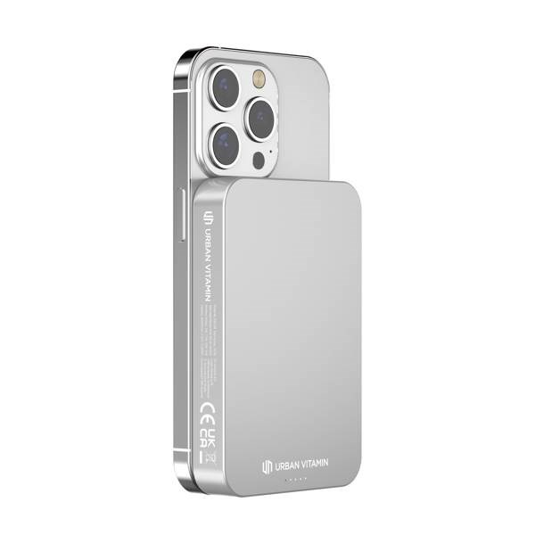 Obrázky: Powerbanka 10000mAh Urban Vitamin Compton, stříbrná, Obrázek 6