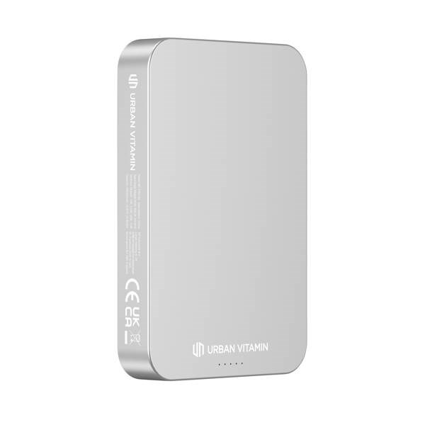 Obrázky: Powerbanka 10000mAh Urban Vitamin Compton, stříbrná, Obrázek 8