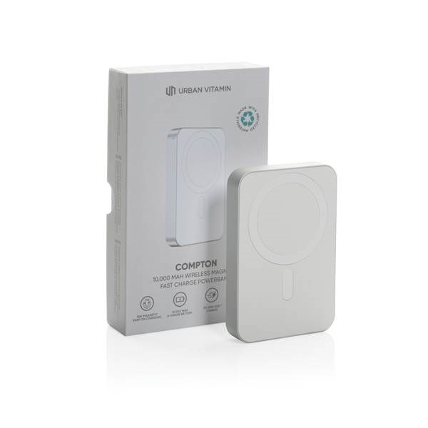 Obrázky: Powerbanka 10000mAh Urban Vitamin Compton, stříbrná, Obrázek 14