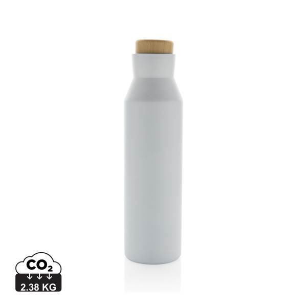 Obrázky: Bílá termo lahev Gaia 600 ml z rec.nerez. oceli, Obrázek 8