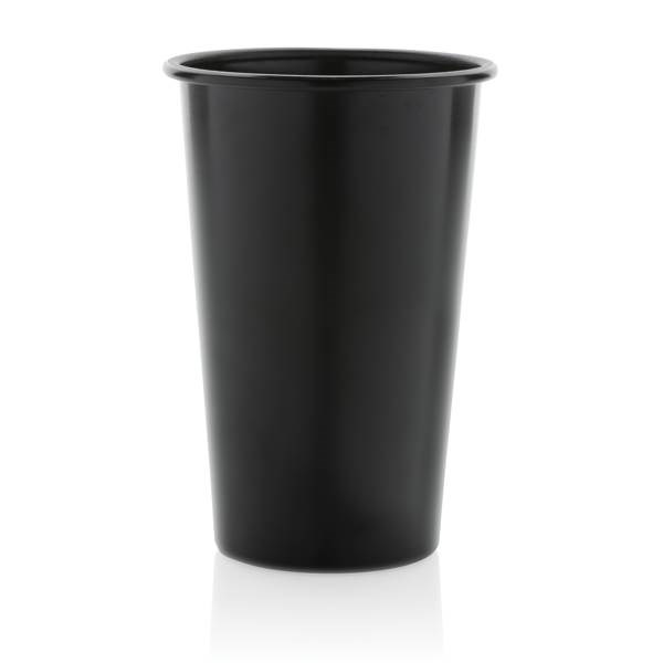 Obrázky: Lehký černý hrnek Alo 450ml z RCS recykl. hliníku, Obrázek 2