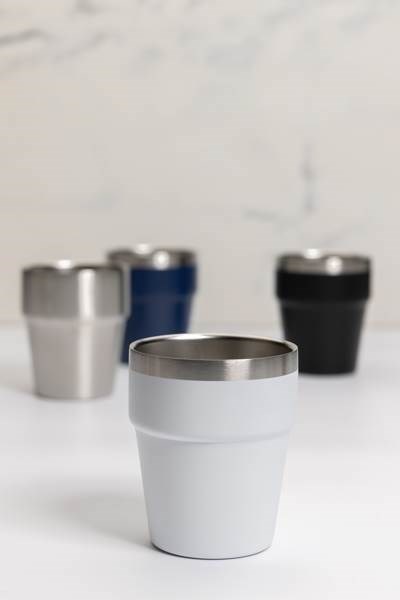 Obrázky: Modrý nerezový hrnek s dvojitou stěnou Clark 300ml, Obrázek 5