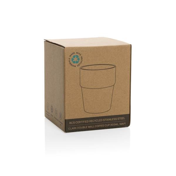 Obrázky: Modrý nerezový hrnek s dvojitou stěnou Clark 300ml, Obrázek 7