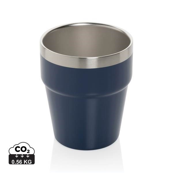 Obrázky: Modrý nerezový hrnek s dvojitou stěnou Clark 300ml, Obrázek 8