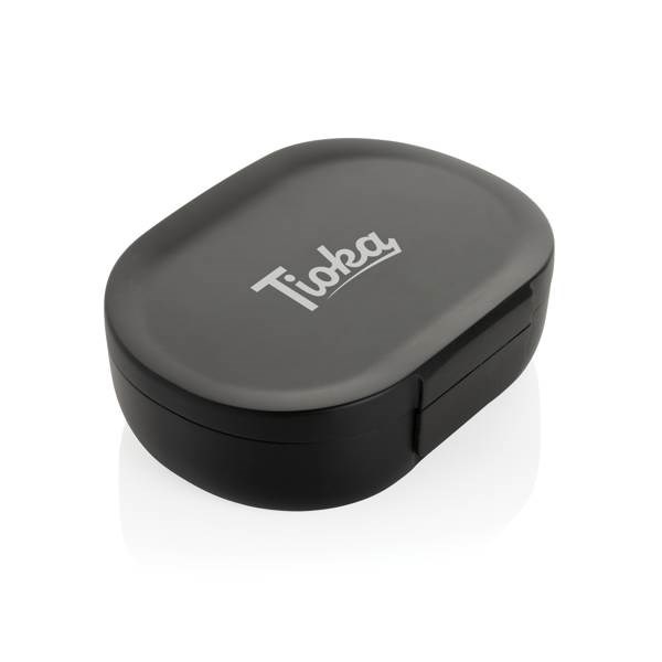 Obrázky: Obědový box Avira Atlas 700ml z rec. plastu, černý, Obrázek 7