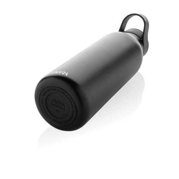 Obrázky: Flip-top lahev Avira Ara 500ml z rec.oceli, černá, Obrázek 7