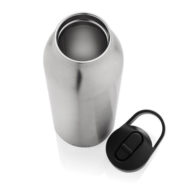 Obrázky: Flip-top lahev Avira Ara 500ml z rec.oceli,stříbrná, Obrázek 6