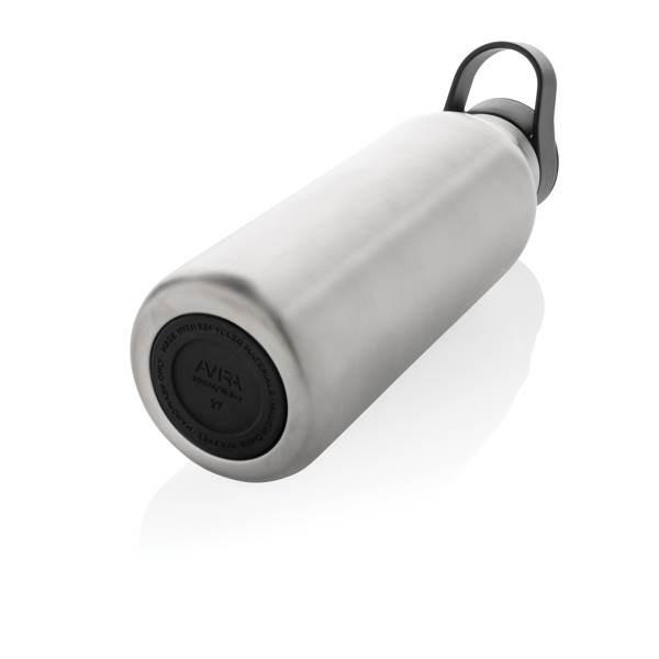 Obrázky: Flip-top lahev Avira Ara 500ml z rec.oceli,stříbrná, Obrázek 7