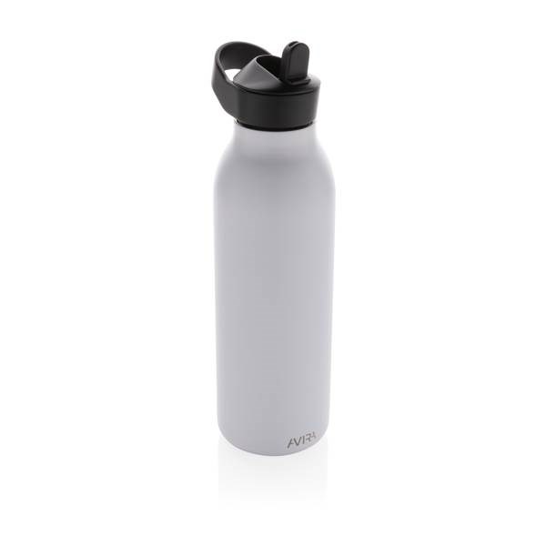 Obrázky: Flip-top lahev Avira Ara 500ml z rec.oceli, bílá, Obrázek 1