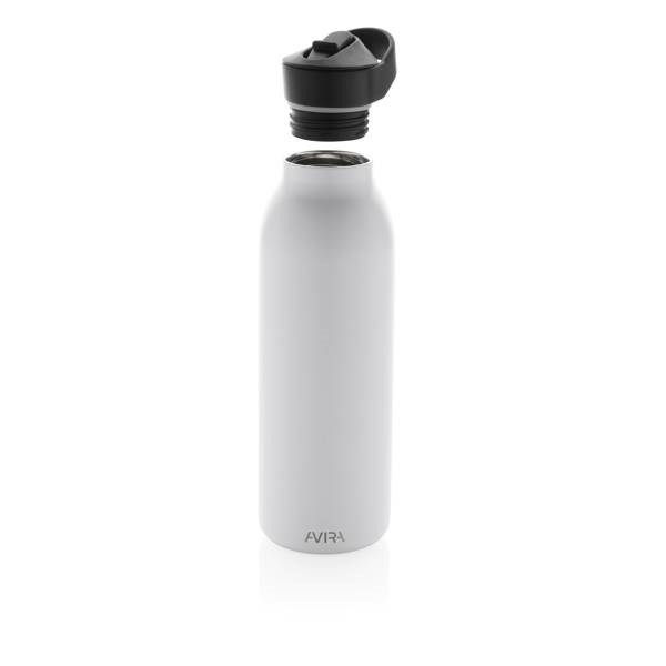 Obrázky: Flip-top lahev Avira Ara 500ml z rec.oceli, bílá, Obrázek 5