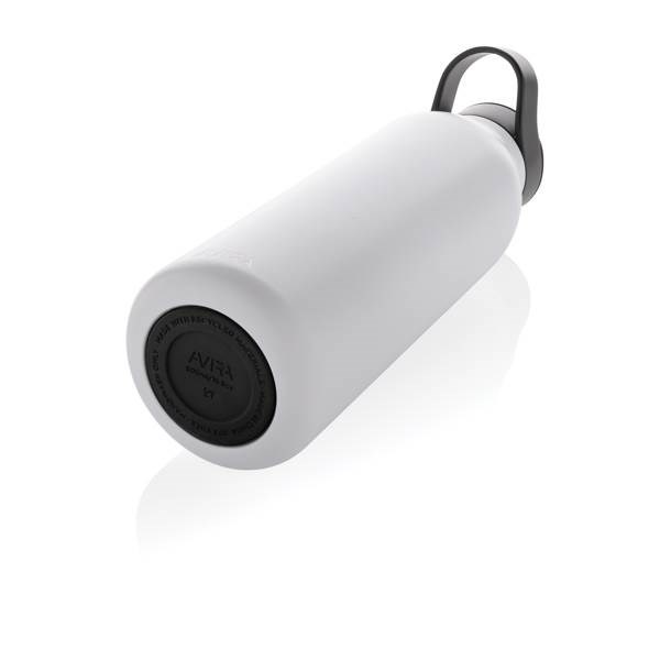 Obrázky: Flip-top lahev Avira Ara 500ml z rec.oceli, bílá, Obrázek 7