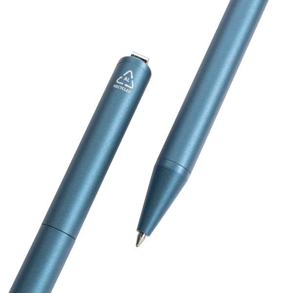 Obrázky: Středně modré otočné pero z RCS recykl. hliníku, Obrázek 4